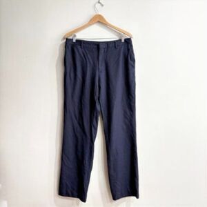 Burberry Wool Dress Pants Navy Blue Trousers Office Luxury, Men's Size 34 L